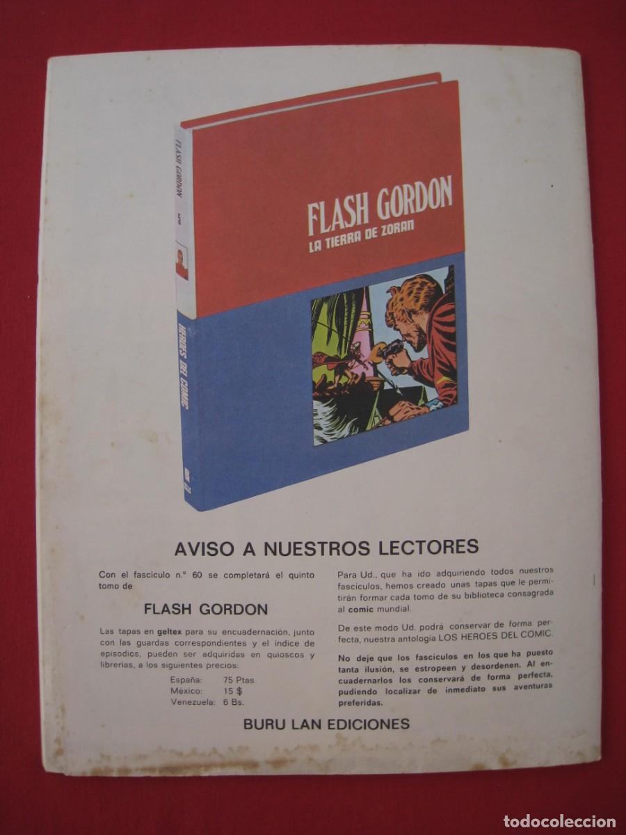 C&oacute;mics: HEROES DEL COMIC - FLASH GORDON - N&ordm; 59 - EDICIONES BURU LAN. - Foto 13