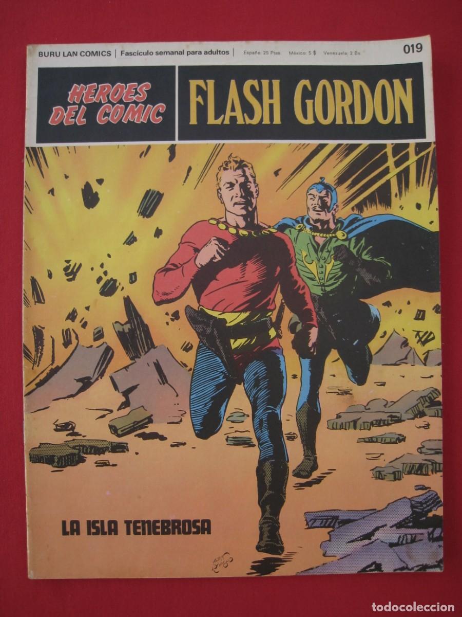 C&oacute;mics: HEROES DEL COMIC - FLASH GORDON - N&ordm; 19 - EDICIONES BURU LAN. - Foto 1