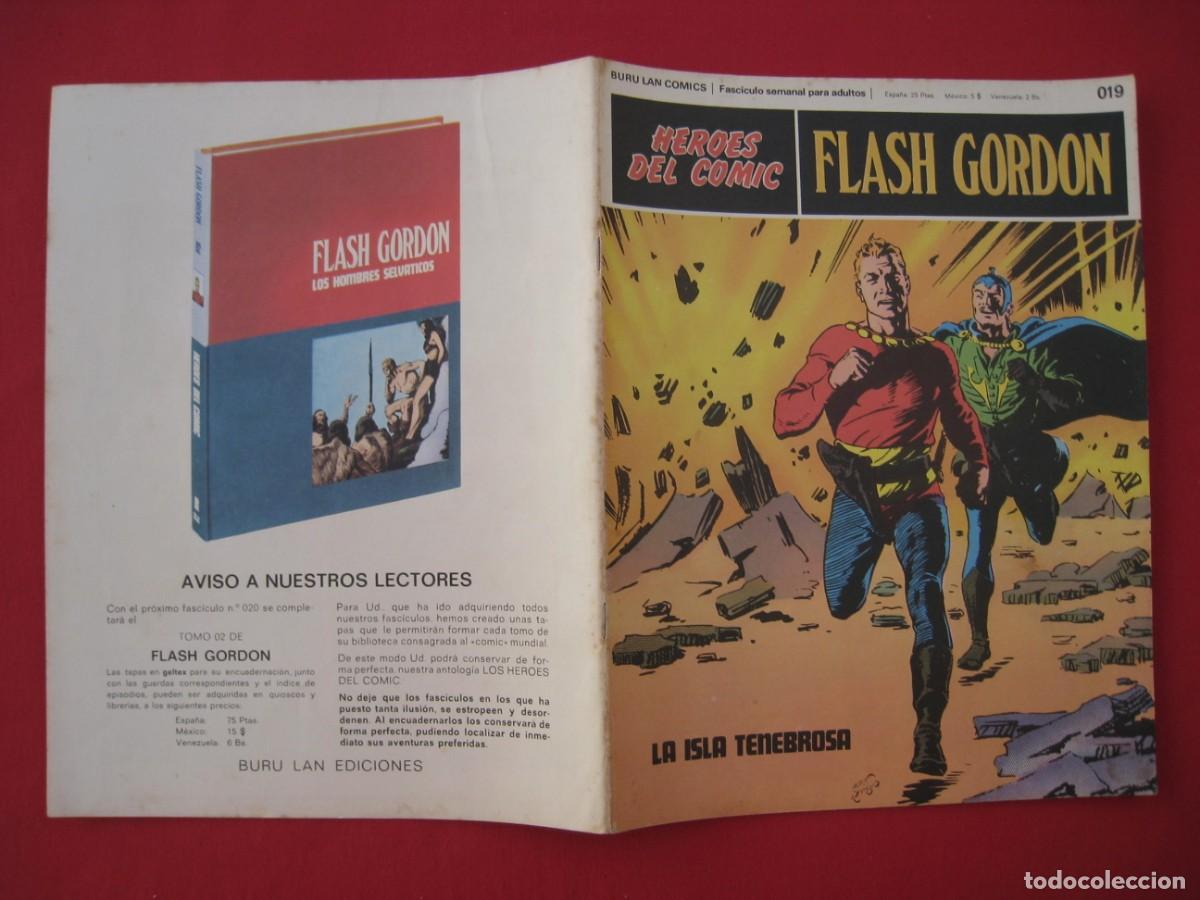 C&oacute;mics: HEROES DEL COMIC - FLASH GORDON - N&ordm; 19 - EDICIONES BURU LAN. - Foto 2
