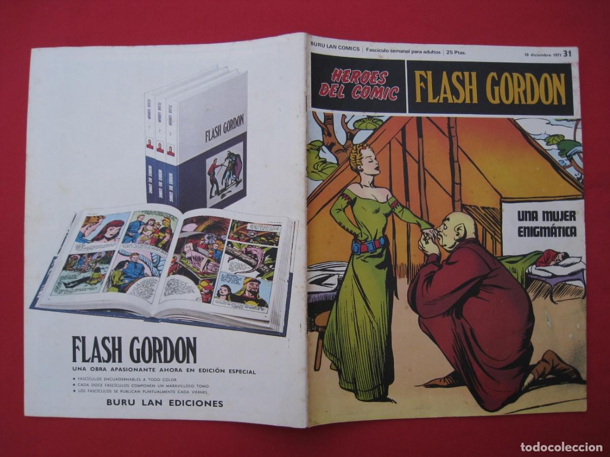 C&oacute;mics: HEROES DEL COMIC - FLASH GORDON - N&ordm; 31 - EDICIONES BURU LAN. - Foto 2