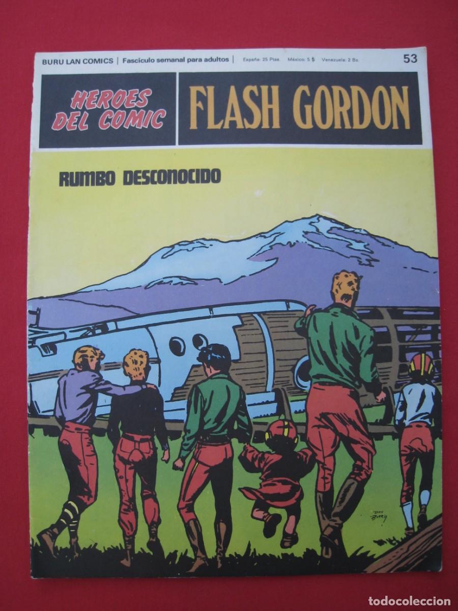 C&oacute;mics: HEROES DEL COMIC - FLASH GORDON - N&ordm; 53 - EDICIONES BURU LAN. - Foto 1