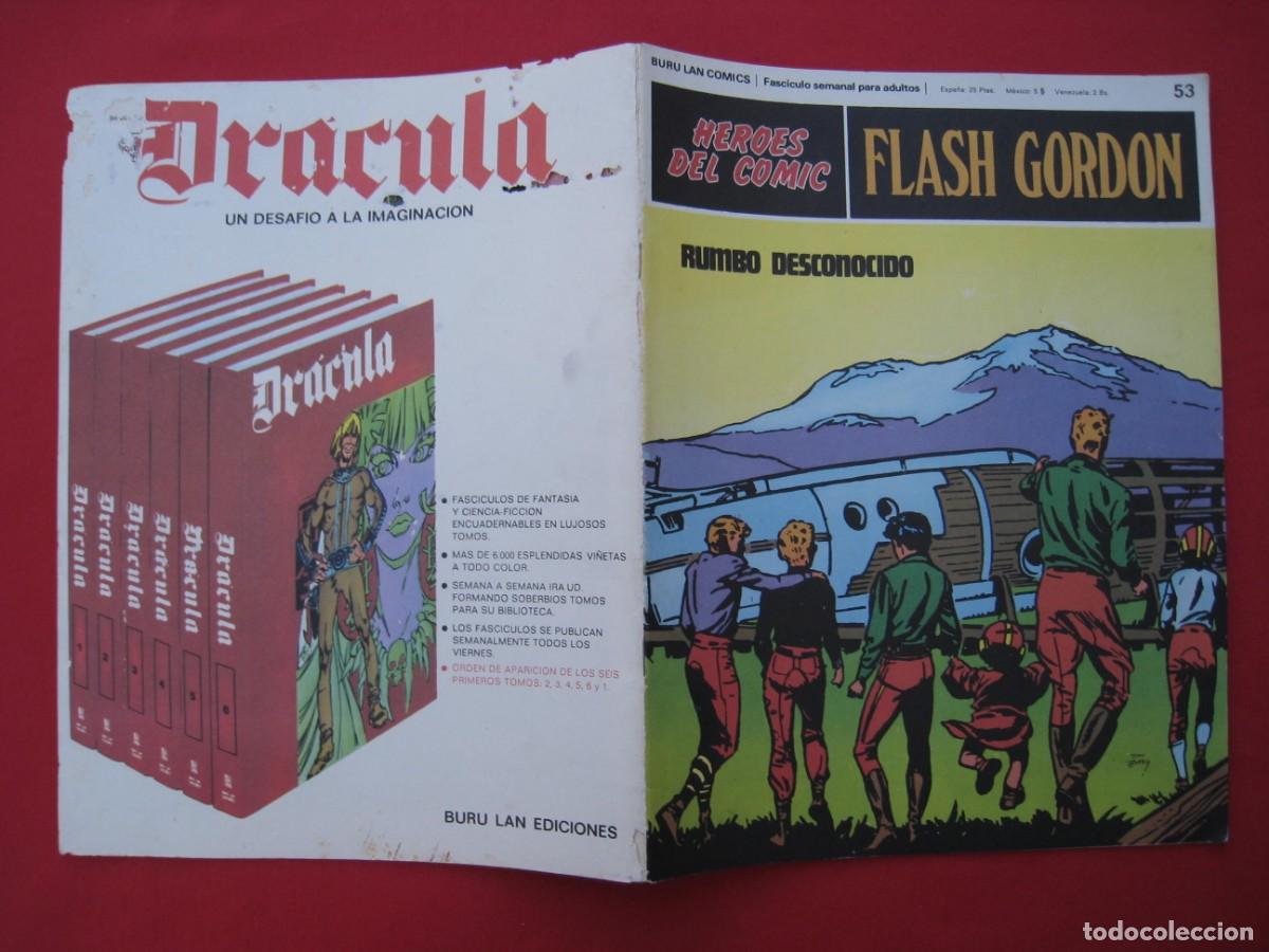 C&oacute;mics: HEROES DEL COMIC - FLASH GORDON - N&ordm; 53 - EDICIONES BURU LAN. - Foto 2