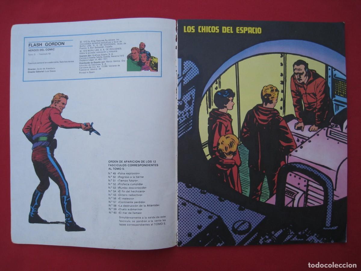 C&oacute;mics: HEROES DEL COMIC - FLASH GORDON - N&ordm; 53 - EDICIONES BURU LAN. - Foto 6