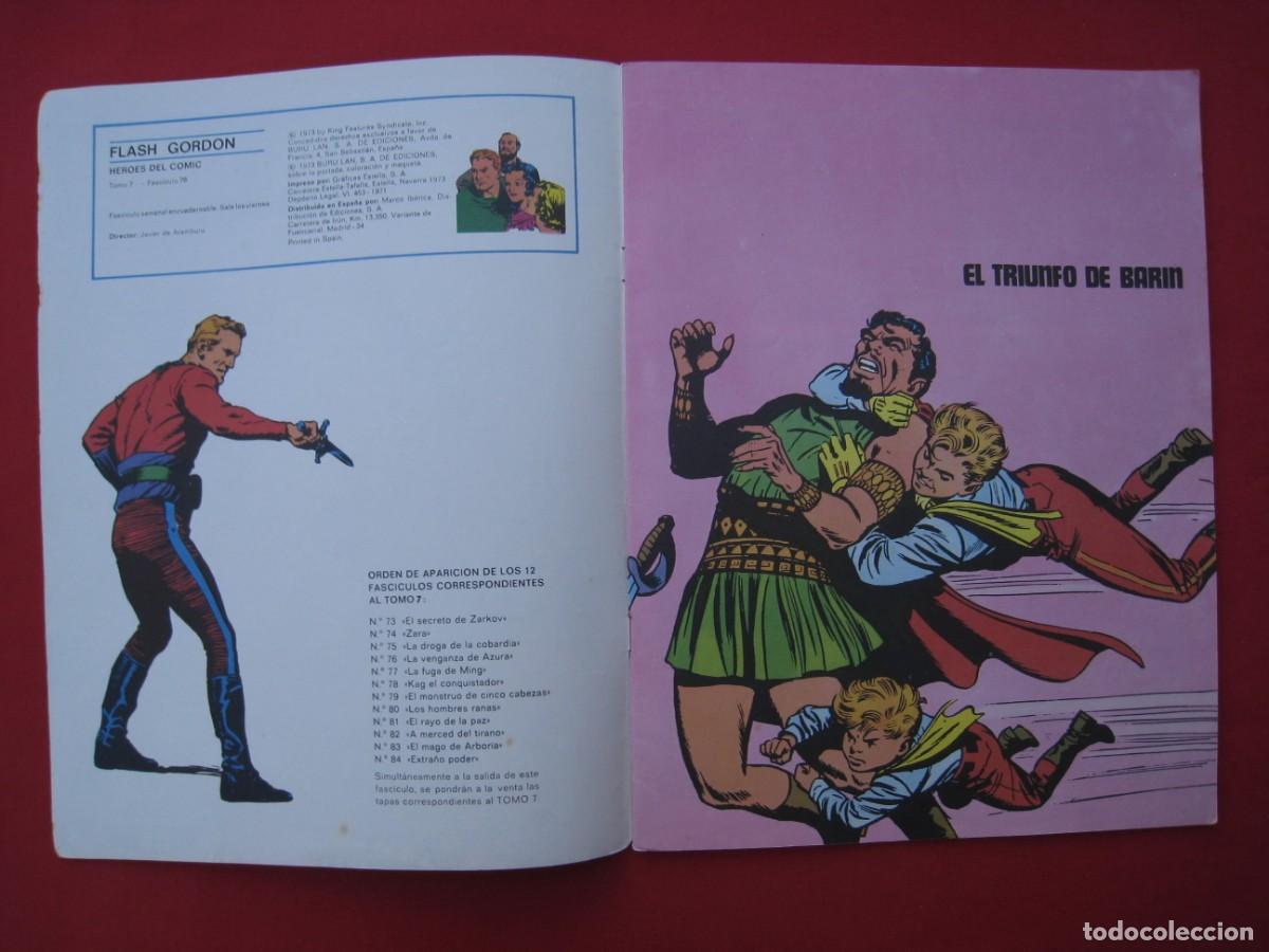 C&oacute;mics: HEROES DEL COMIC - FLASH GORDON - N&ordm; 76 - EDICIONES BURU LAN. - Foto 6