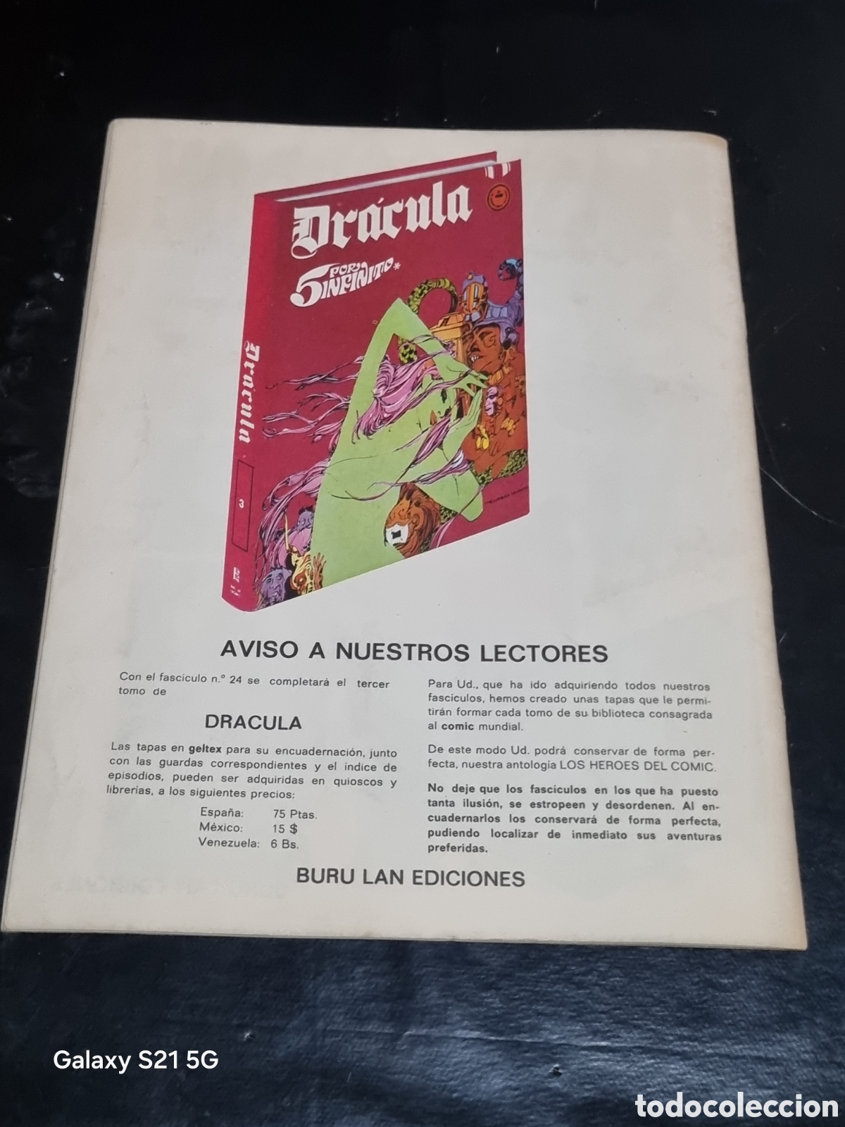 C&oacute;mics: COMIC DRACULA N&deg;23 RELEVO A LA MUERTE - Foto 4