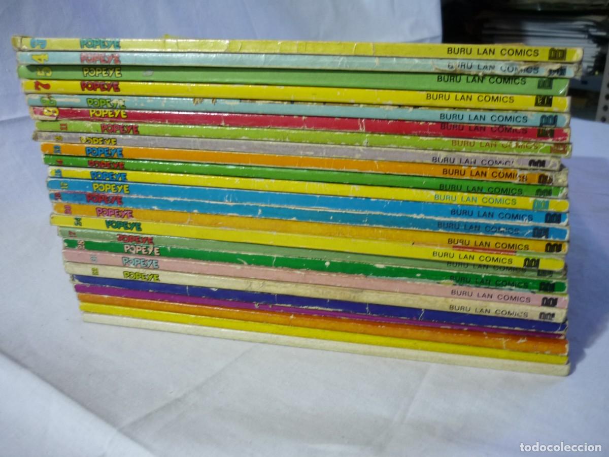 C&oacute;mics: 24 n&uacute;meros de Popeye de Buru Lan, 1970 - 1971 - Foto 2