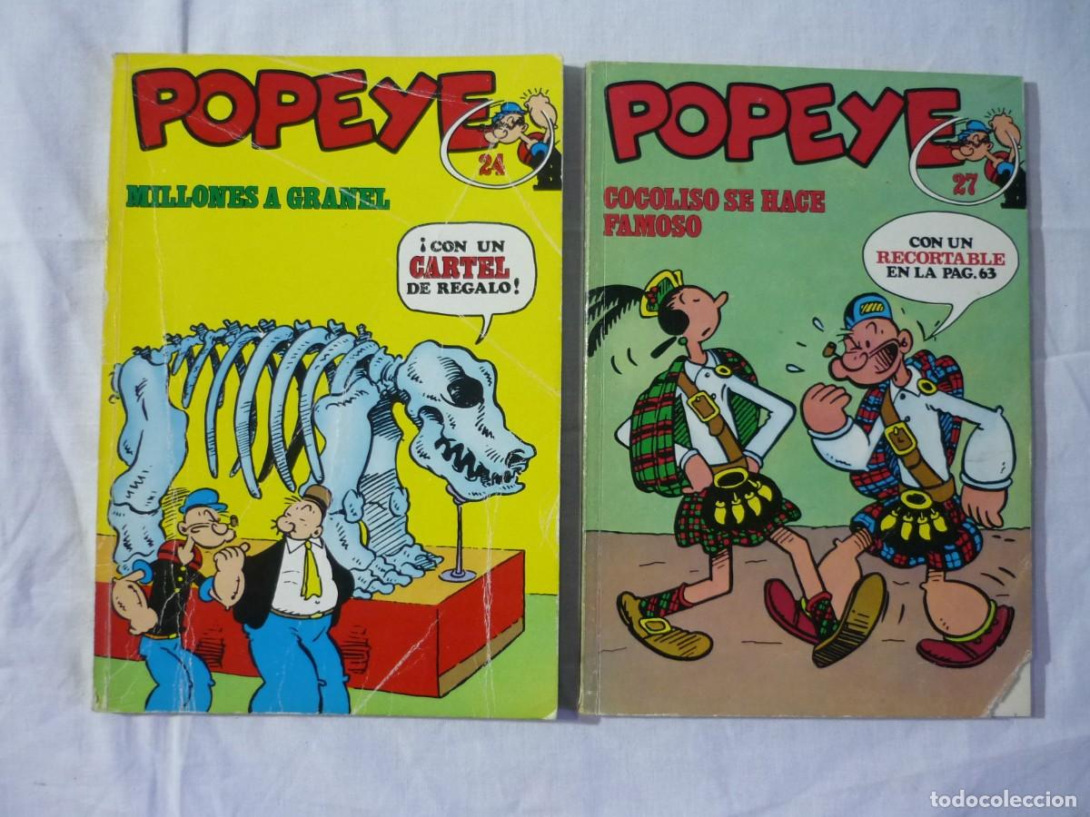 C&oacute;mics: 24 n&uacute;meros de Popeye de Buru Lan, 1970 - 1971 - Foto 17