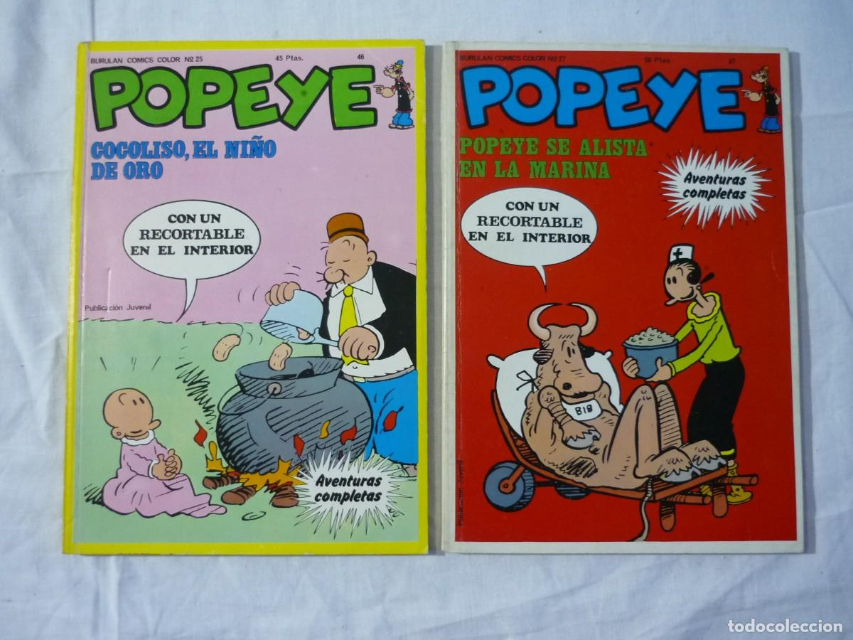 C&oacute;mics: 24 n&uacute;meros de Popeye de Buru Lan, 1970 - 1971 - Foto 25
