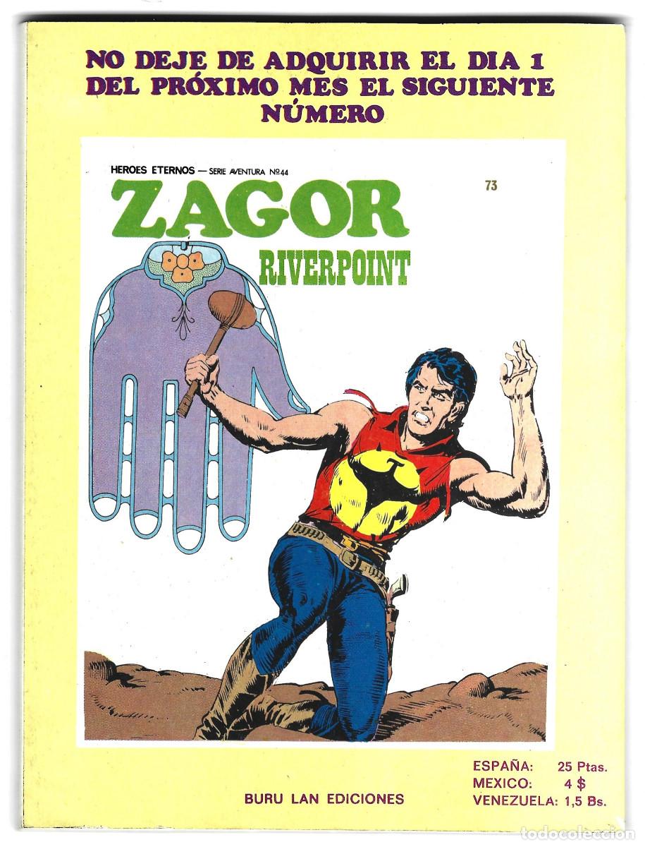 C&oacute;mics: ZAGOR n&ordm; 72 (Buru Lan 1974) - Foto 5
