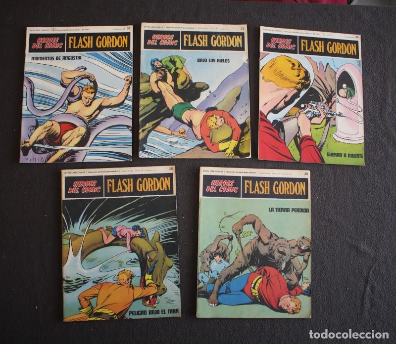 C&oacute;mics: LOTE 19 COMICS FLASH GORDON, HEROES DEL COMIC BURU LAN 1971 - Foto 2