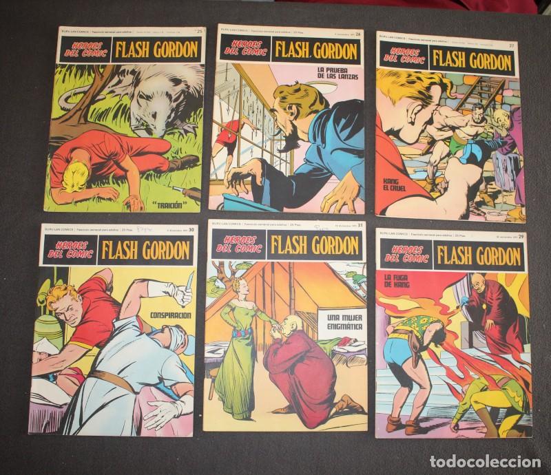 C&oacute;mics: LOTE 19 COMICS FLASH GORDON, HEROES DEL COMIC BURU LAN 1971 - Foto 3