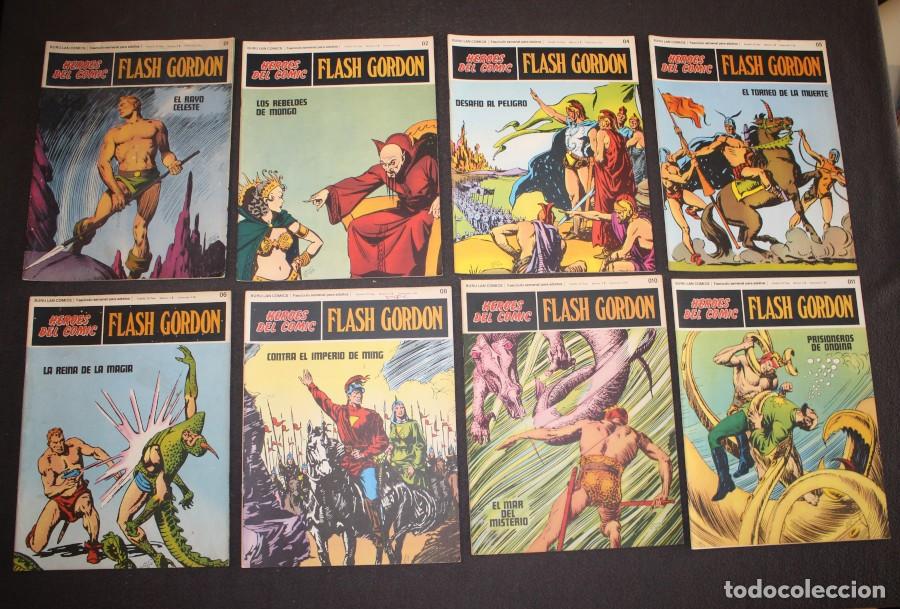 C&oacute;mics: LOTE 13 COMICS FLASH GORDON, HEROES DEL COMIC BURU LAN 1972 - Foto 1