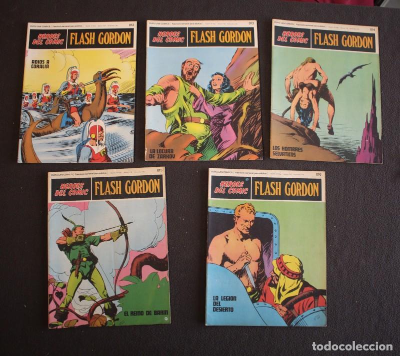 C&oacute;mics: LOTE 13 COMICS FLASH GORDON, HEROES DEL COMIC BURU LAN 1972 - Foto 2