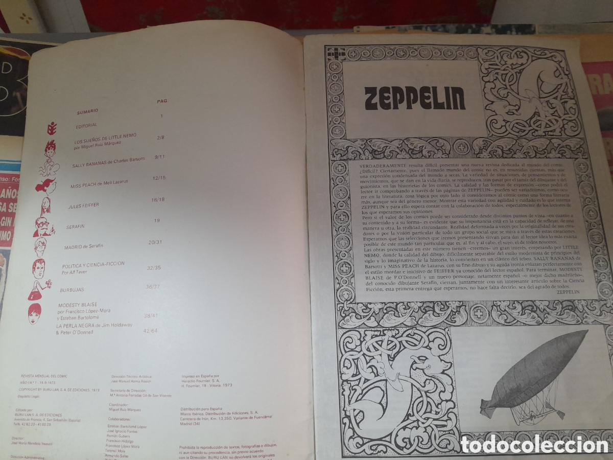 C&oacute;mics: ZEPPELIN revista mensual del comic - Foto 4