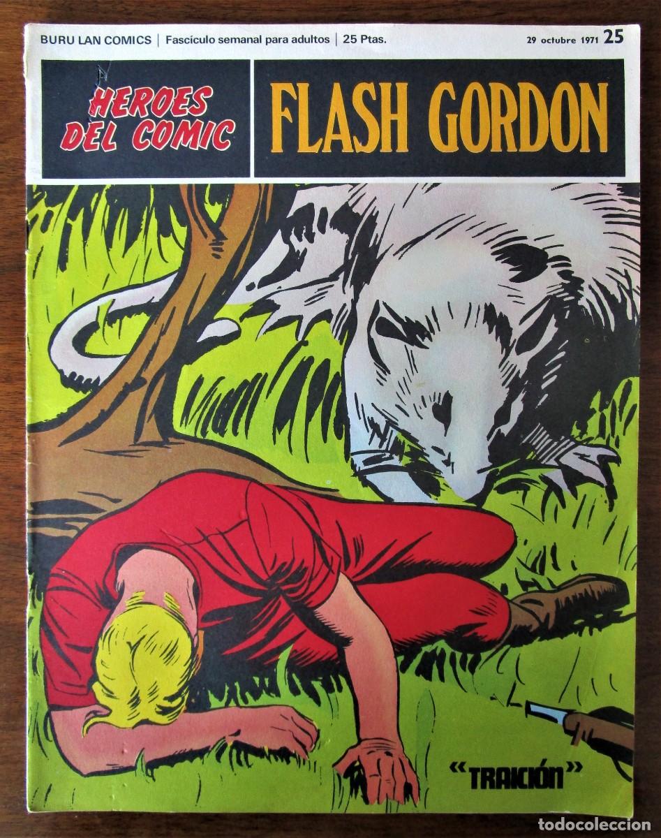 C&oacute;mics: FLASH GORDON N&ordm; 25 - TRAICI&Oacute;N - BURU LAN 1971 - Foto 1