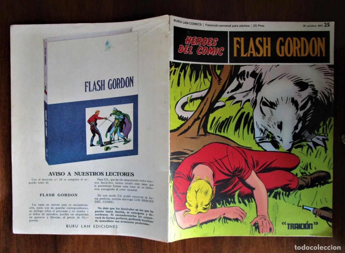 C&oacute;mics: FLASH GORDON N&ordm; 25 - TRAICI&Oacute;N - BURU LAN 1971 - Foto 2