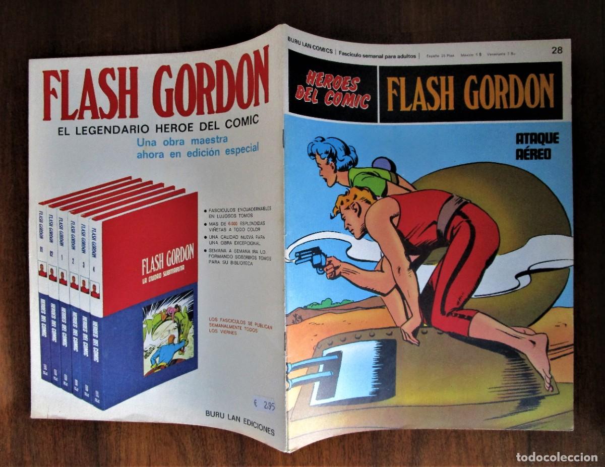 C&oacute;mics: FLASH GORDON N&ordm; 28 - ATAQUE A&Eacute;REO - BURU LAN 1971 - Foto 2