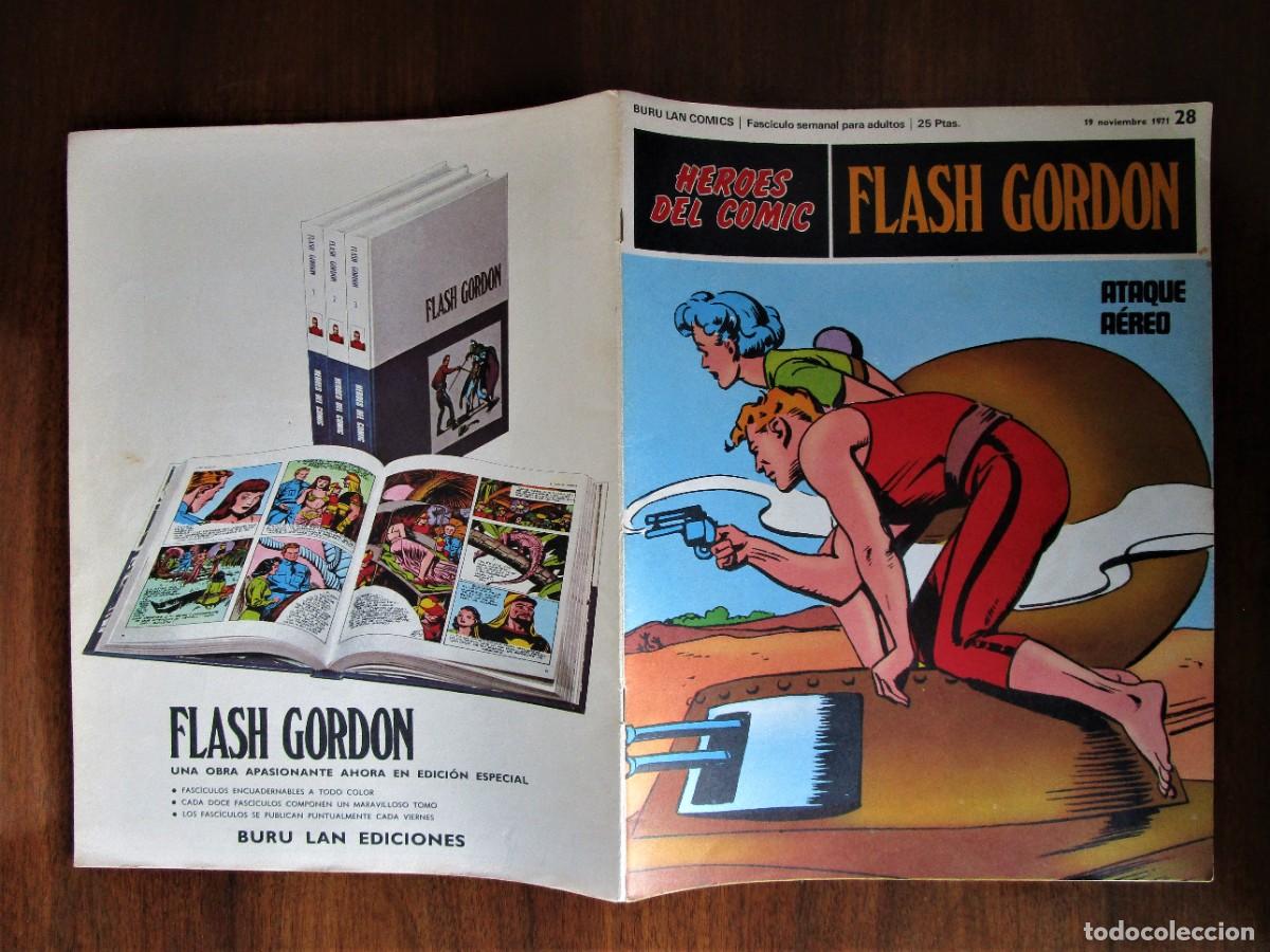 C&oacute;mics: FLASH GORDON N&ordm; 28 - ATAQUE A&Eacute;REO - BURU LAN 1971 - Foto 2