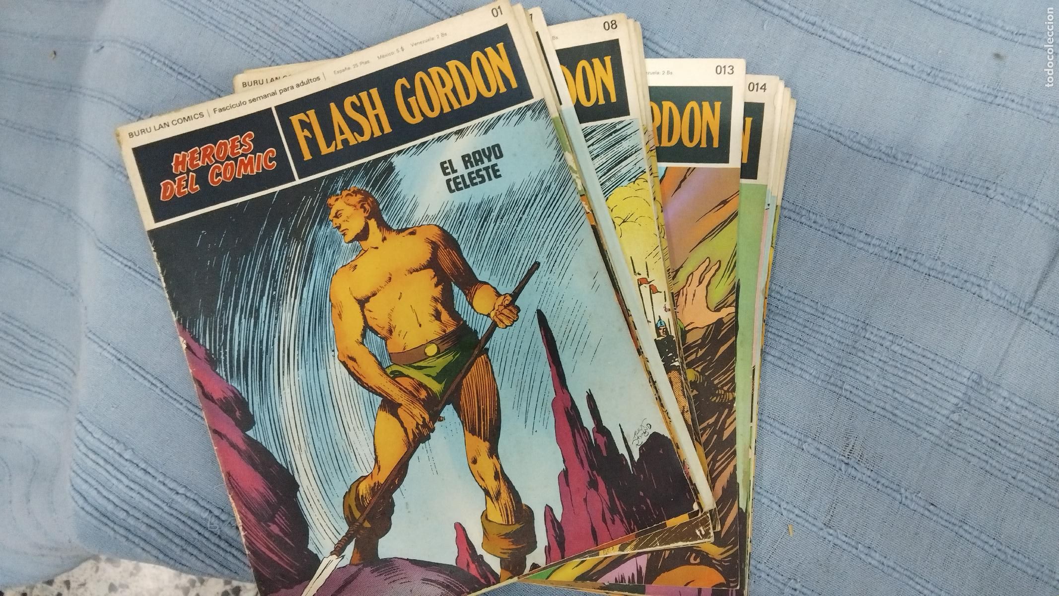 C&oacute;mics: FLASH GORDON - HEROES DEL COMIC DE BURU LAN - DEL 01 AL 020. - Foto 1