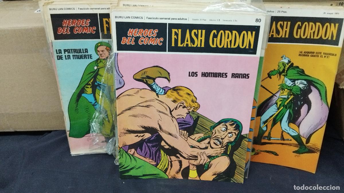 C&oacute;mics: FLASH GORDON - HEROES DEL COMIC DE BURU LAN - LOTE DE 65 NUMEROS - Foto 1