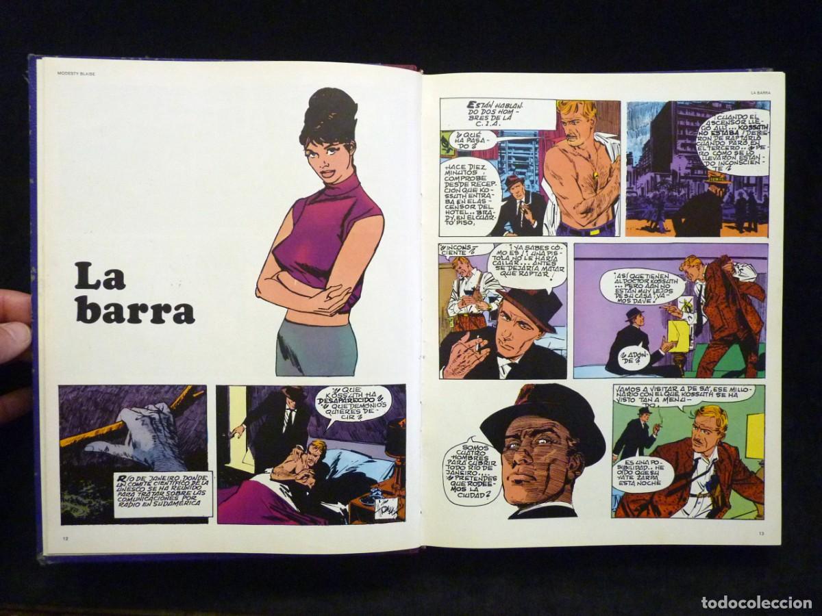 C&oacute;mics: MODESTY BLAISE. TOMO CON 4 HISTORIAS. JIM HOLDAWAY, PETER O&rsquo;DONELL. BURULAN, 1974