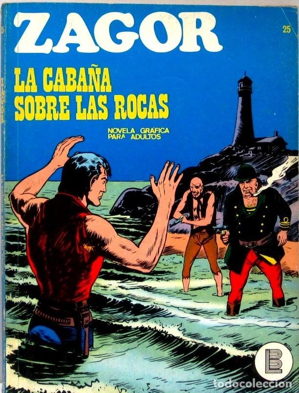 C&oacute;mics: ZAGOR - N&ordm; 25 - LA CABA&Ntilde;A SOBRE LAS ROCAS - COMIC - Foto 1