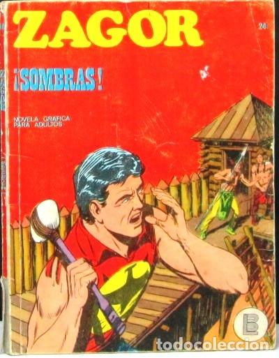 C&oacute;mics: ZAGOR - N&ordm; 24 -SOMBRAS - COMIC - Foto 1