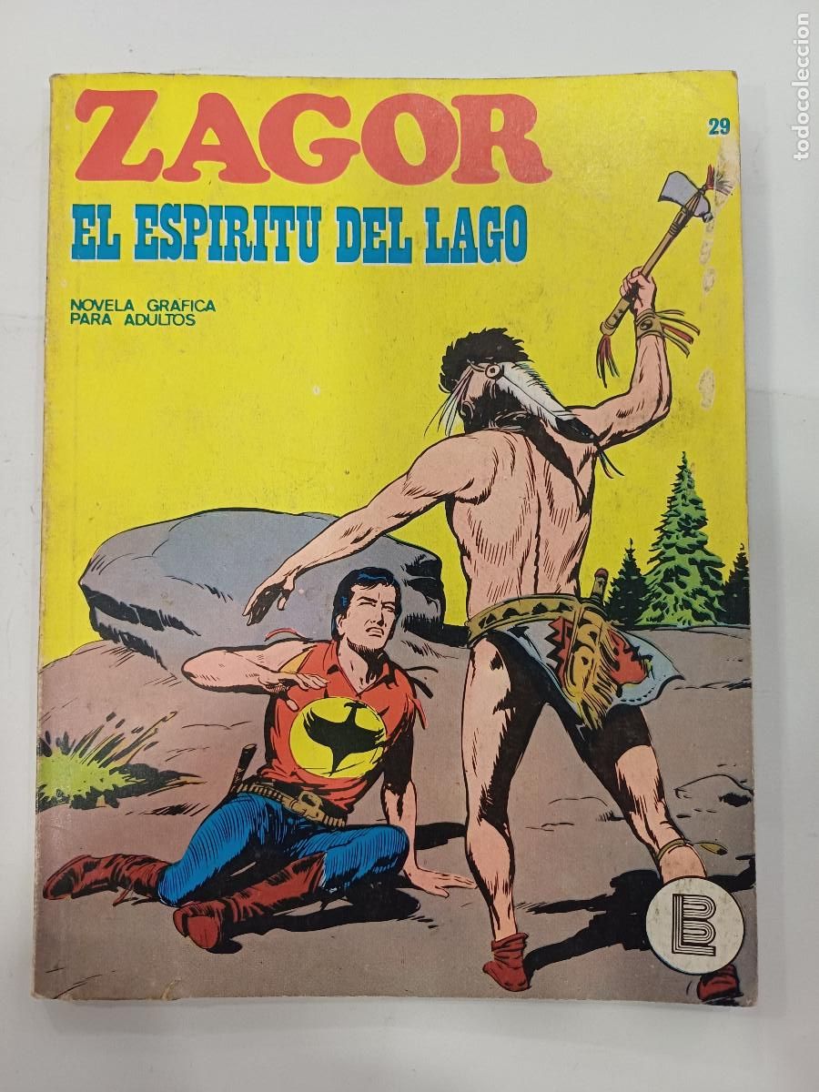 C&oacute;mics: ZAGOR/EL ESPIRITU DEL LAGO/BURU LAN N&ordm;29. - Foto 1