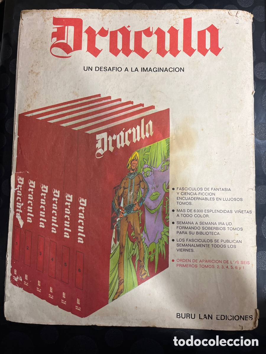 C&oacute;mics: DR&Aacute;CULA TOMO 2 FASC&Iacute;CULO 1 EXPLORADORES DEL ESPACIO ( 1972 ) - Foto 2