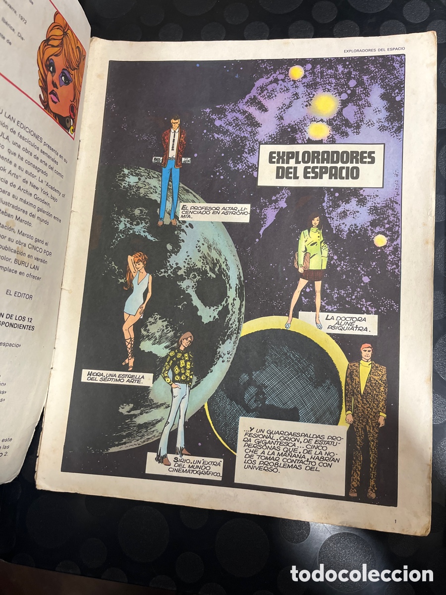 C&oacute;mics: DR&Aacute;CULA TOMO 2 FASC&Iacute;CULO 1 EXPLORADORES DEL ESPACIO ( 1972 ) - Foto 3