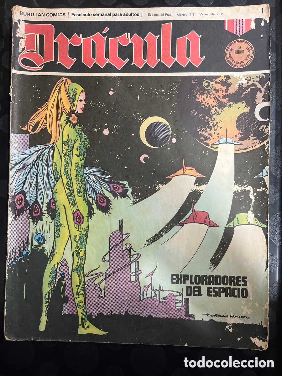 C&oacute;mics: DR&Aacute;CULA TOMO 2 FASC&Iacute;CULO 1 EXPLORADORES DEL ESPACIO ( 1972 ) - Foto 1