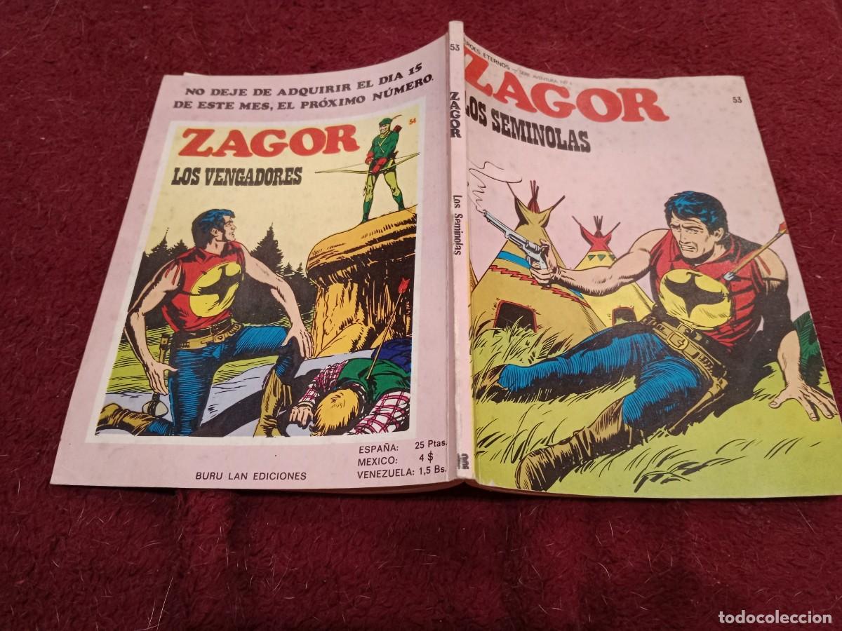 C&oacute;mics: ZAGOR N&ordm; 53 LOS SEMINOLAS - EDICIONES BURU LAN 1972 - Foto 1