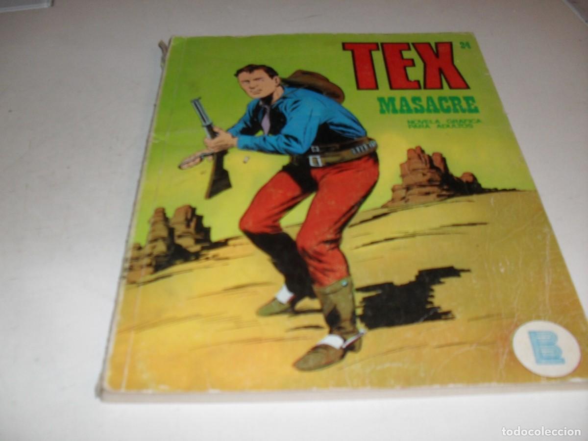 C&oacute;mics: TEX N&ordm; 24 MASACRE,(DE 92).BURU LAN,1971 - Foto 1