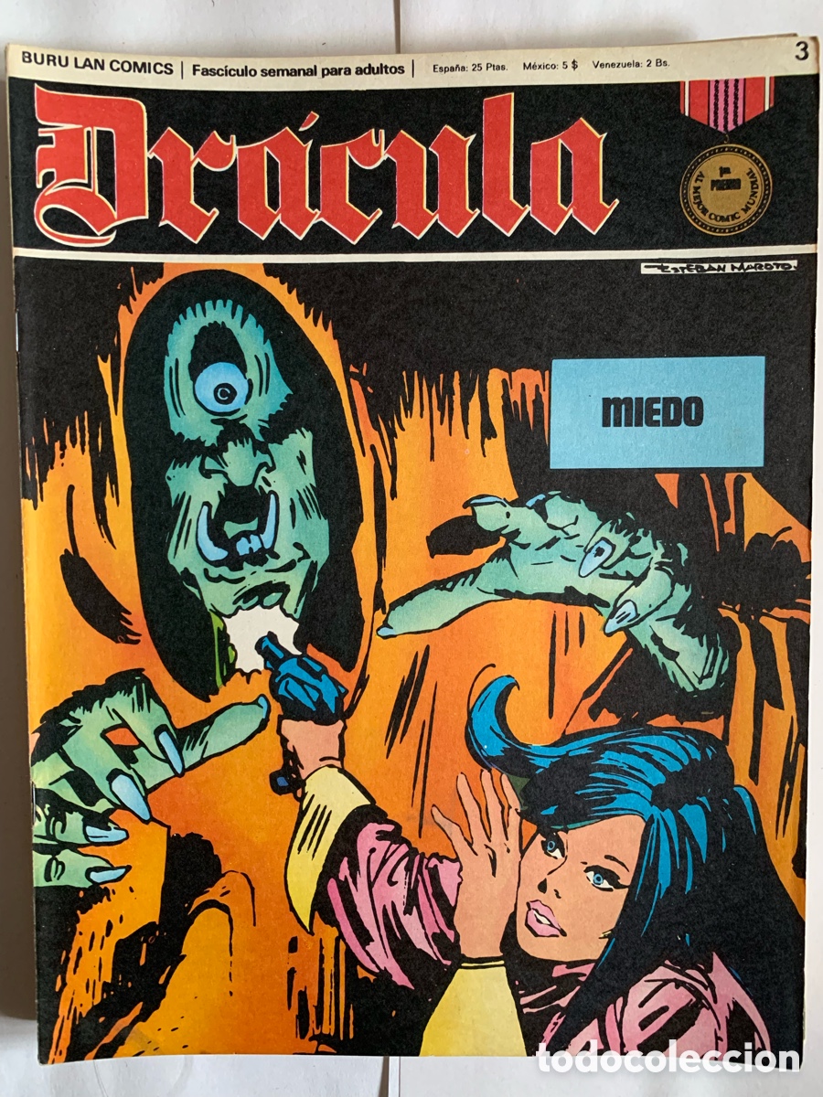 C&oacute;mics: Dracula N&ordm;3 Buru Lan Comics Editorial Burulan 1971 - Foto 1