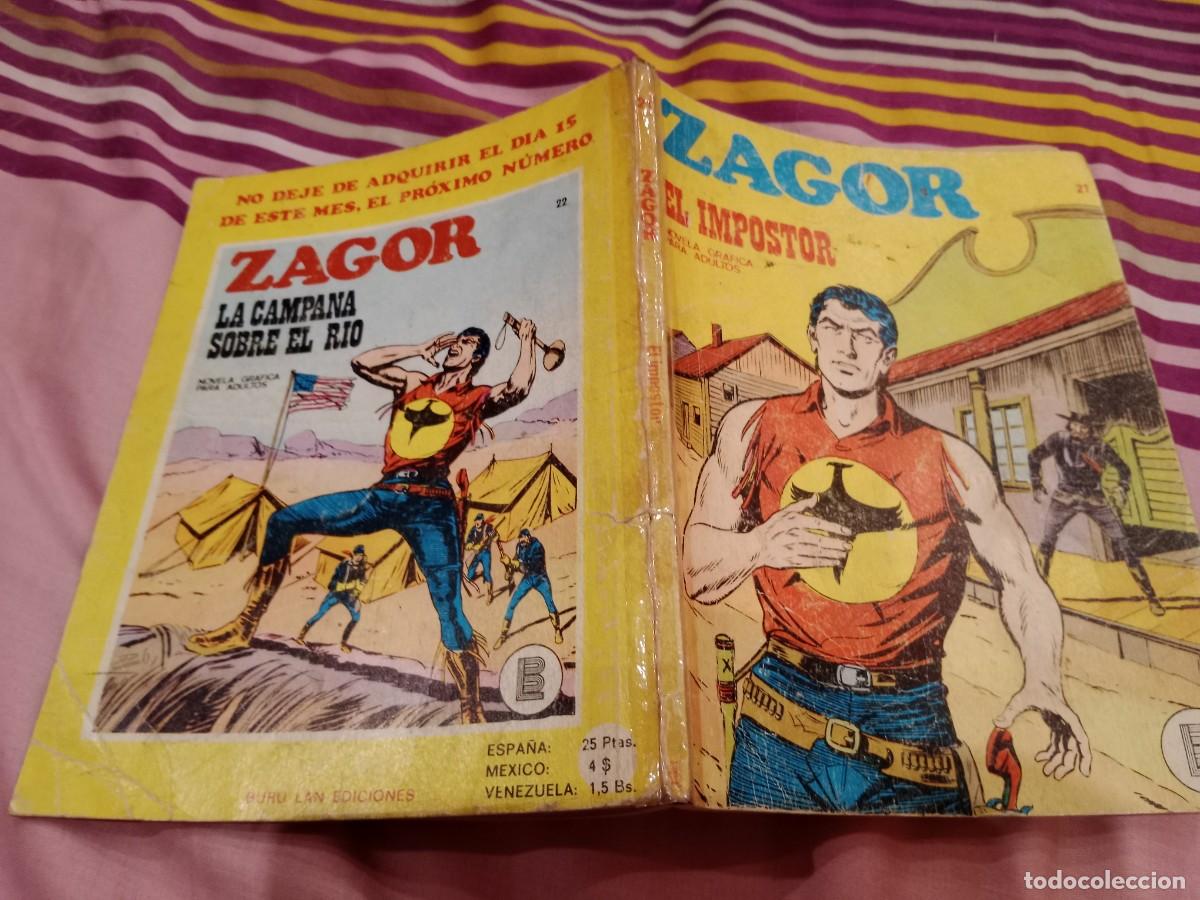 C&oacute;mics: ZAGOR N&ordm;21 EL IMPOSTOR - EDITORIAL BURULAN - Foto 1