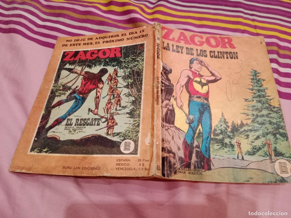 C&oacute;mics: ZAGOR N&ordm;31 LA LEY DE LOS CLINTON - EDITORIAL BURULAN - Foto 1