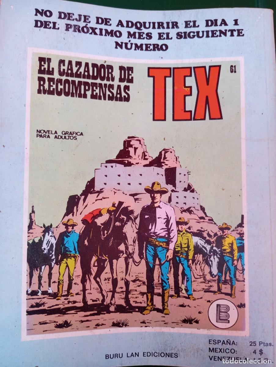 C&oacute;mics: TEX WILLER, BURU LAN EDICIONES, 1972, N 60 - Foto 2