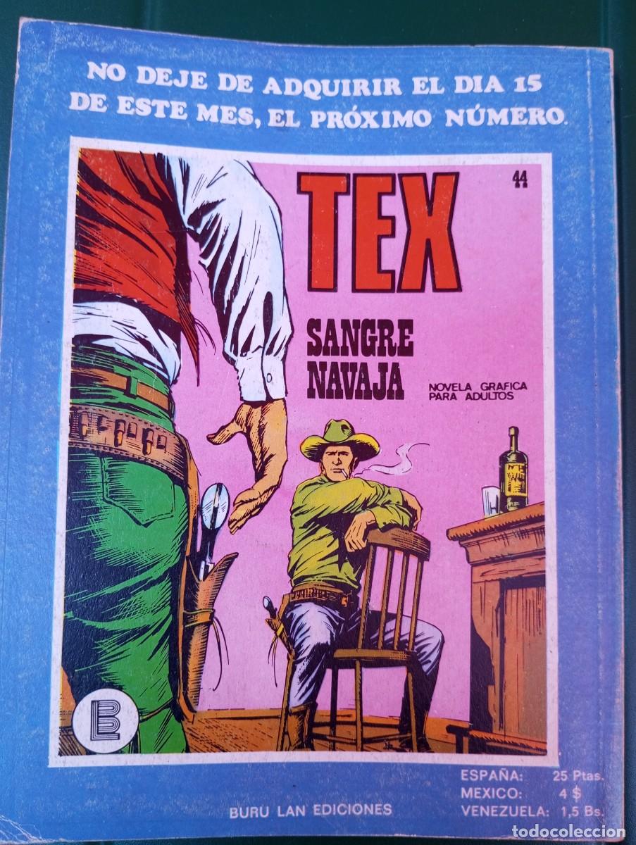 C&oacute;mics: TEX WILLER, BURU LAN EDICIONES, 1972, N 43 - Foto 2