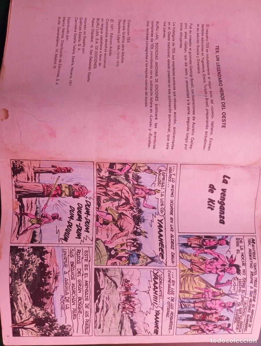 C&oacute;mics: TEX WILLER, BURU LAN EDICIONES, 1970, N 9 - Foto 3