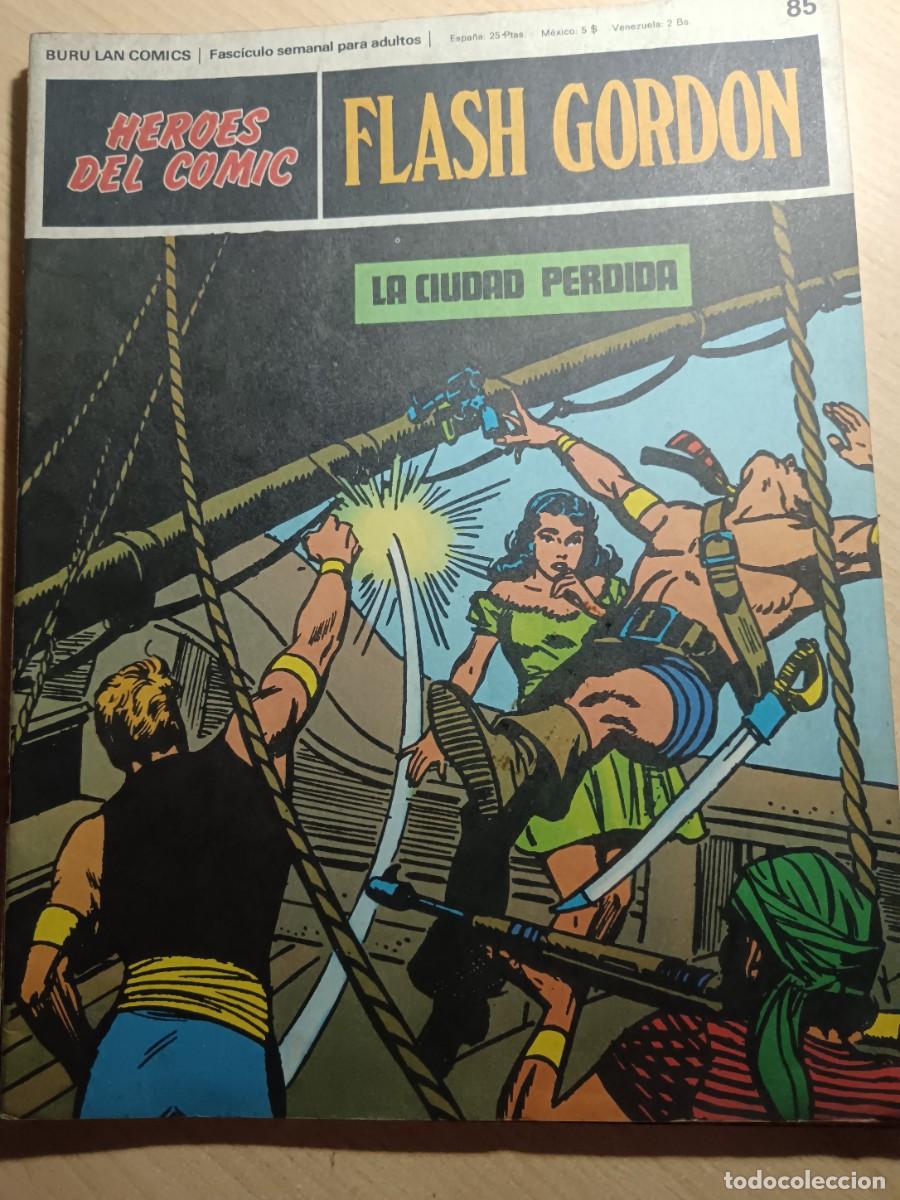 C&oacute;mics: HEROES DEL COMIC CON FLASH GORDON N&ordm; 85, EDITORIAL BURULAN - Foto 1
