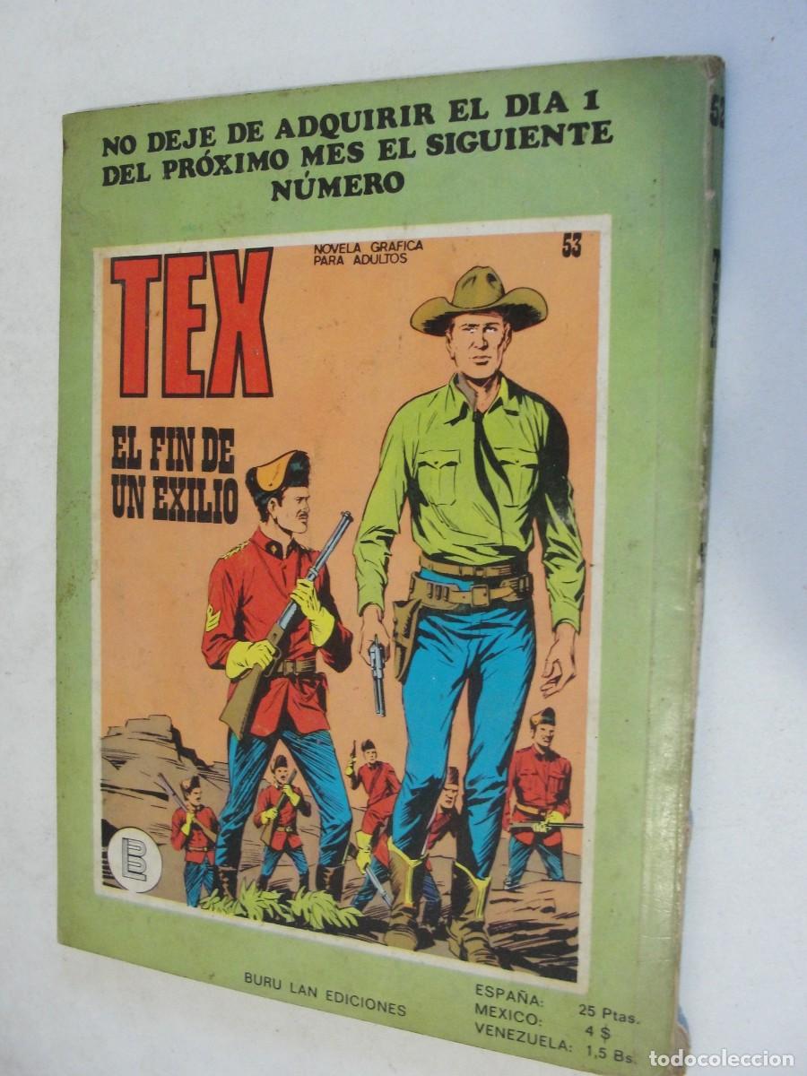 C&oacute;mics: TEX - LA VENTISCA - N&ordm; 52 - 1972 - PRACTICAMENTE NUEVO - Foto 2