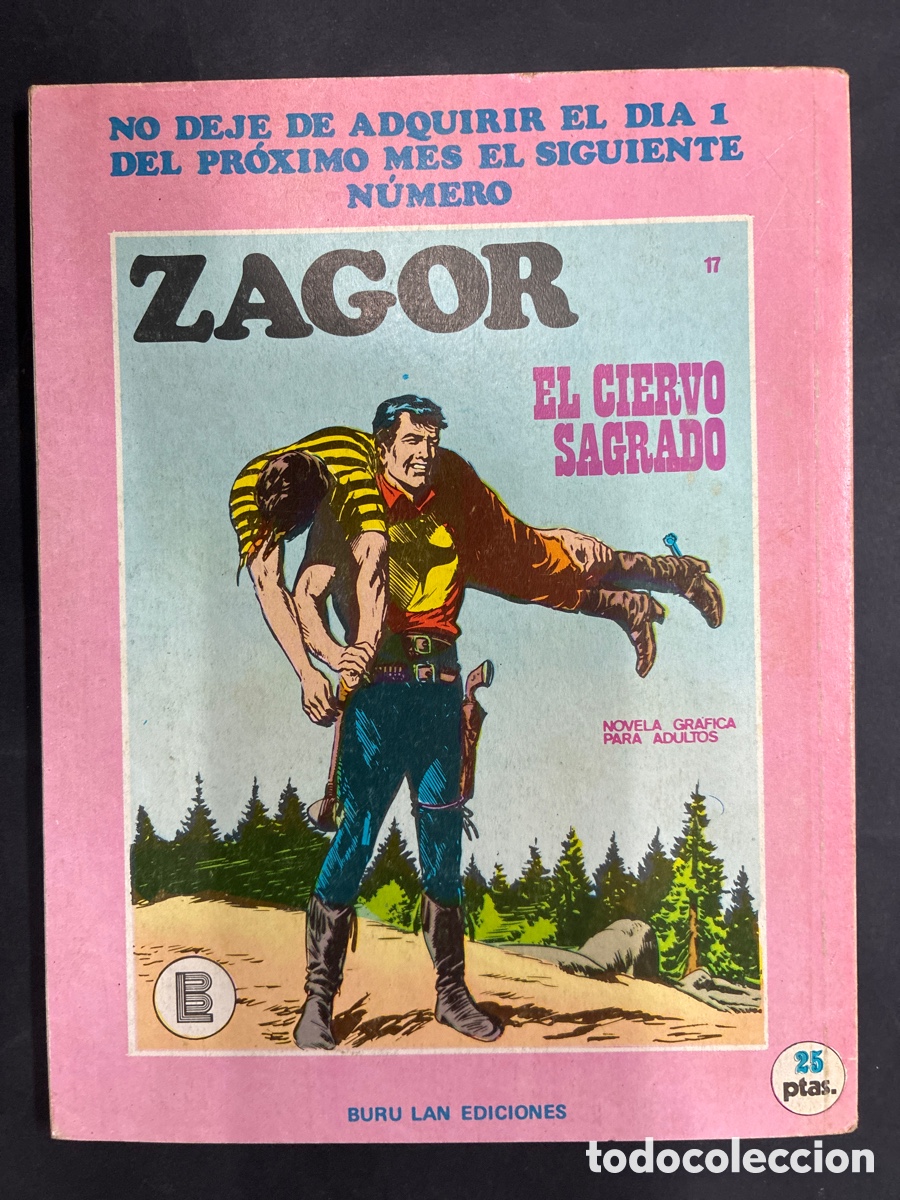 C&oacute;mics: COMIC ZAGOR N&ordm; 16 DE LA COLECCION EDITORIAL BURULAN - Foto 2