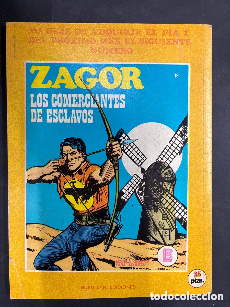 C&oacute;mics: COMIC ZAGOR N&ordm; 18 DE LA COLECCION EDITORIAL BURULAN - Foto 2