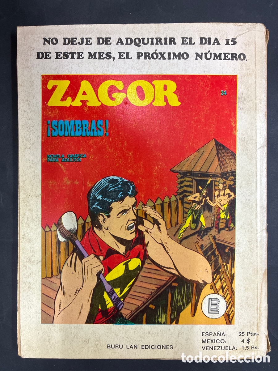 C&oacute;mics: COMIC ZAGOR N&ordm; 23 DE LA COLECCION EDITORIAL BURULAN - Foto 2