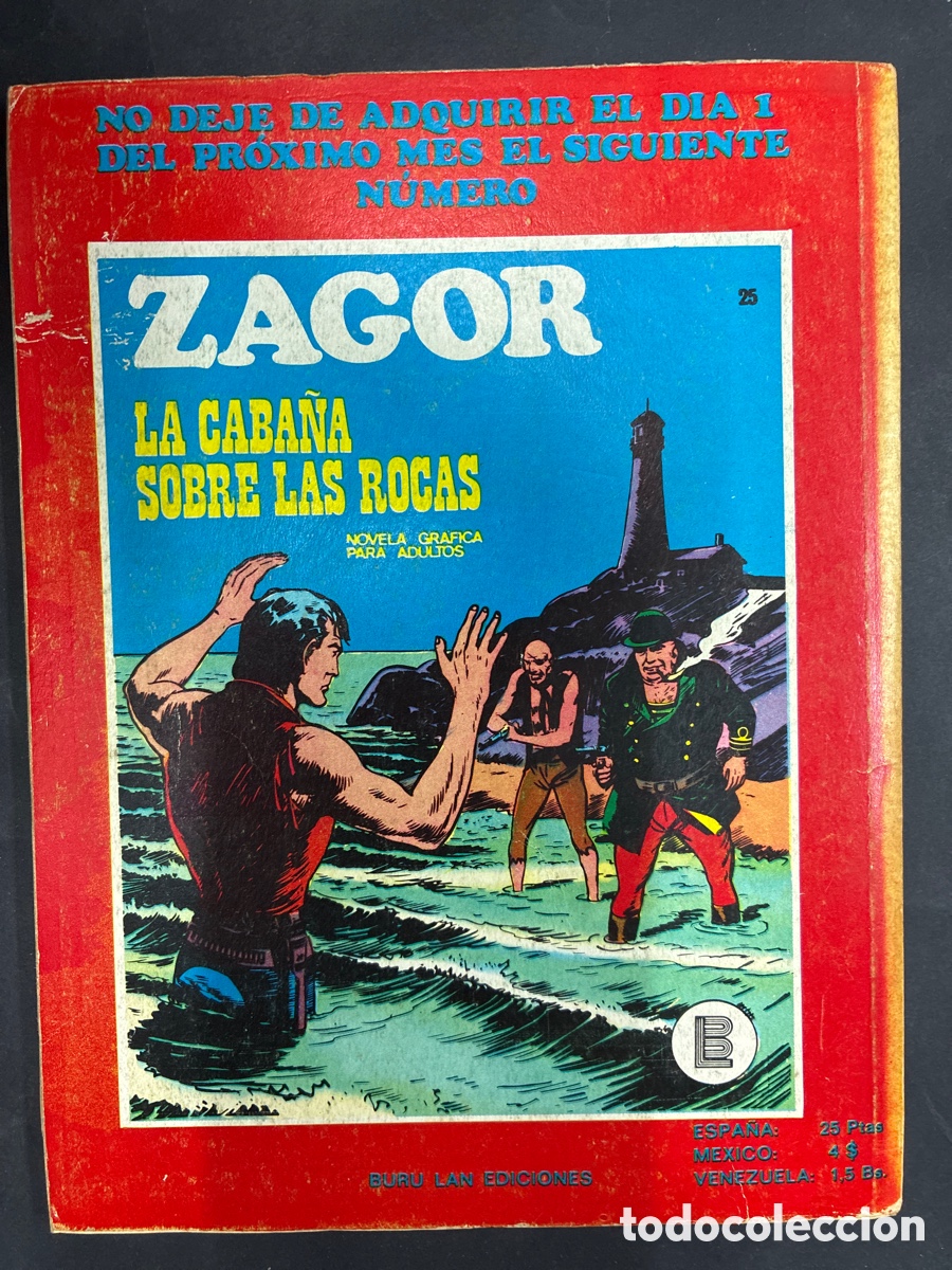 C&oacute;mics: COMIC ZAGOR N&ordm; 24 DE LA COLECCION EDITORIAL BURULAN - Foto 2