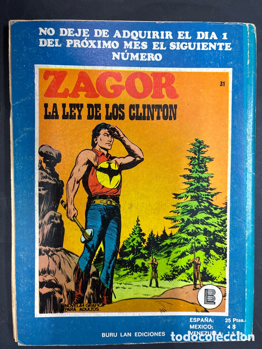 C&oacute;mics: COMIC ZAGOR N&ordm; 30 DE LA COLECCION EDITORIAL BURULAN - Foto 2