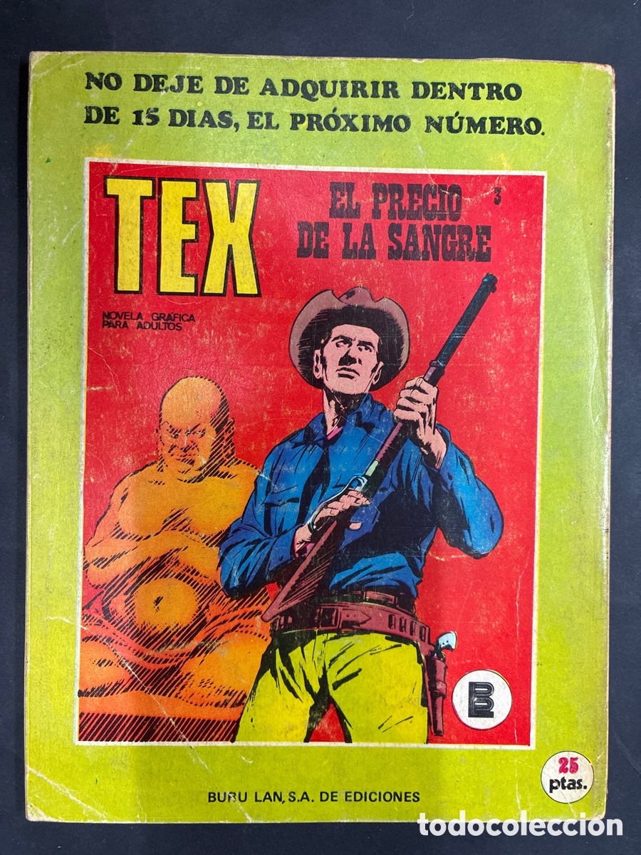 C&oacute;mics: COMIC TEX N&ordm; 2 DE LA COLECCION EDITORIAL BURULAN - Foto 2