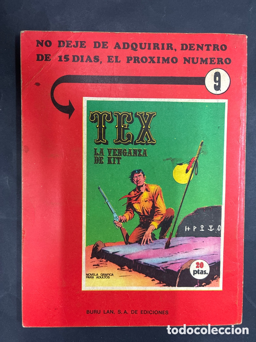 C&oacute;mics: COMIC TEX N&ordm; 8 DE LA COLECCION EDITORIAL BURULAN - Foto 2