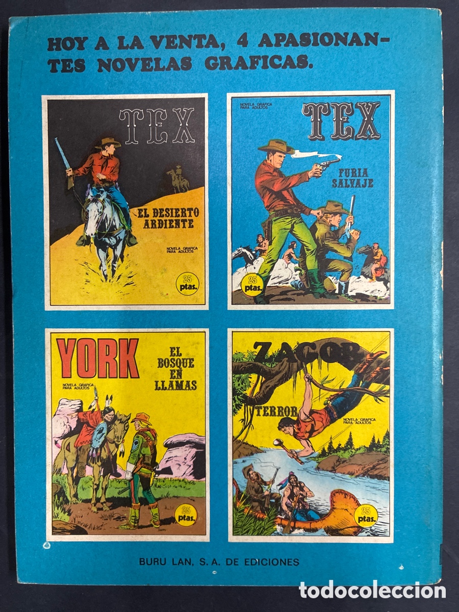 C&oacute;mics: COMIC TEX N&ordm; 14 DE LA COLECCION EDITORIAL BURULAN - Foto 2