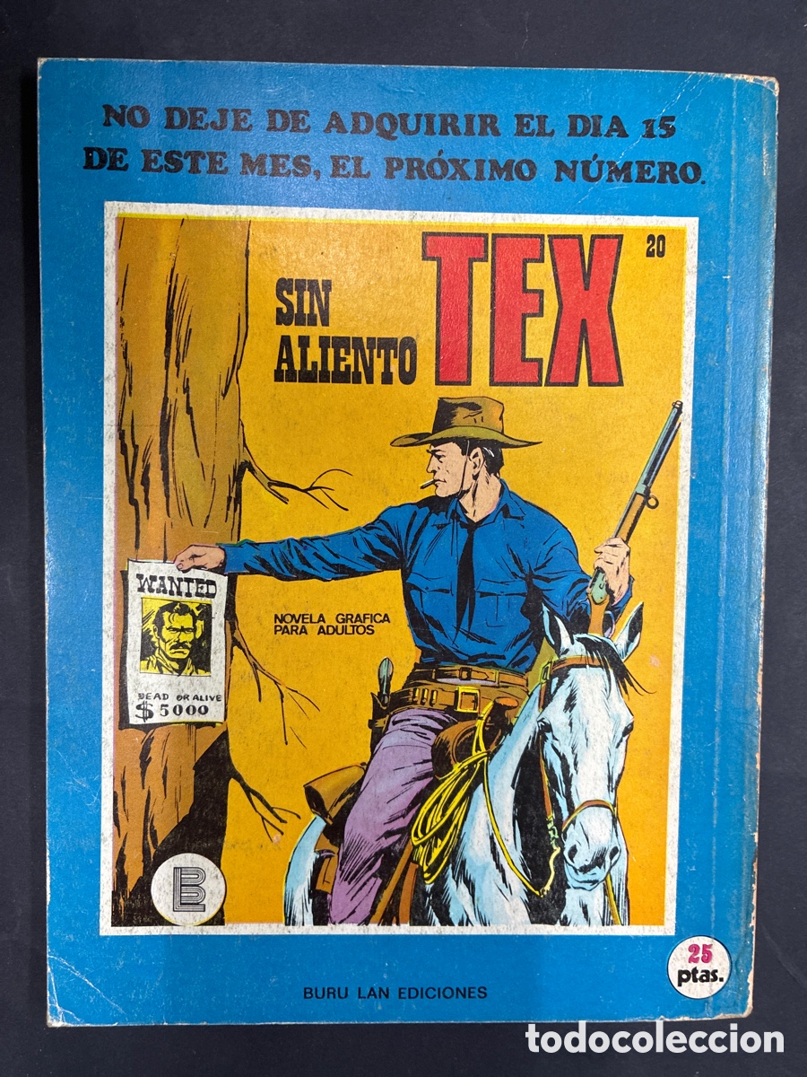 C&oacute;mics: COMIC TEX N&ordm; 19 DE LA COLECCION EDITORIAL BURULAN - Foto 2